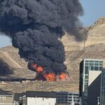 Point of the Mountain fire